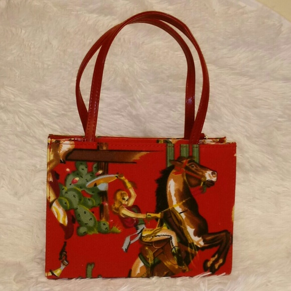 Retro small/kid hand bag - Picture 2 of 4